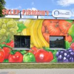 mural warzywa i owoce